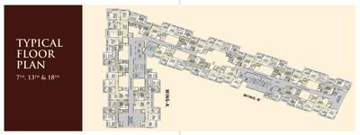 Image of 1400 Sq.ft 3 BHK Apartment / Flat for sale in Laxmi Icon, Taloja, Navi Mumbai for Rs. 10000000