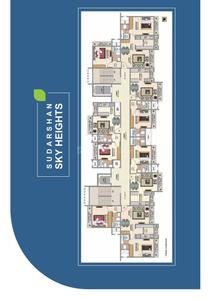 Image of 610 Sq.ft 1 BHK Apartment / Flat for sale in Sudarshan Sky Heights, Thane West, Thane for Rs. 6754686