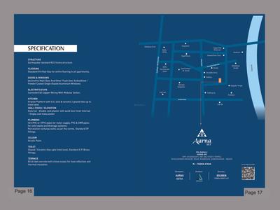 Image of 2088 Sq.ft 3 BHK Apartment / Flat for sale in Aarna Sky, Randesan, Gandhinagar for Rs. 9000000