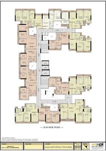 Image of 1105 Sq.ft 2 BHK Apartment / Flat for sale in Bhagwati Elysia III, Pushpak Nagar, Navi Mumbai for Rs. 8100000
