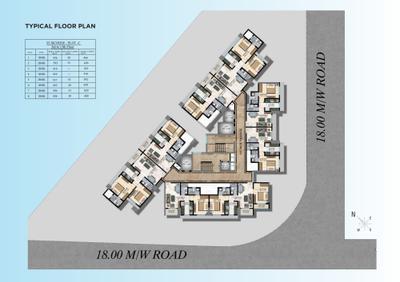 Image of 650 Sq.ft 1 BHK Apartment / Flat for sale in Sanghvi S3 Skyrise, Mira Road East, Mira Bhayandar for Rs. 6475000