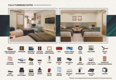 Image of 418 Sq.ft 1 RK Apartment / Flat for sale in A3Logics Eklavya, Tonk Road, Jaipur for Rs. 4000000