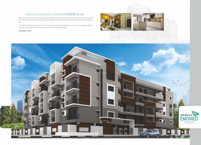 Image of 1088 Sq.ft 2 BHK Apartment / Flat for sale in Sri Balaji Emerald, Hennur, Bengaluru for Rs. 8200000