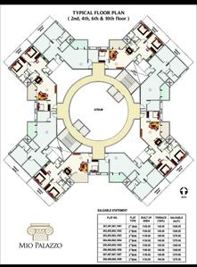 Image of 1240 Sq.ft 2.5 BHK Apartment / Flat for sale in Shubh Mio Palazzo, Kharadi, Pune for Rs. 13500000