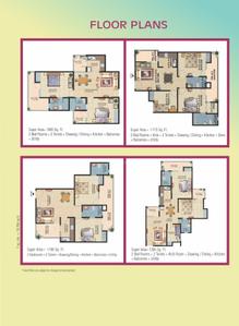 Image of 1080 Sq.ft 2.5 BHK Apartment / Flat for sale in Ajnara Integrity Phase 1, Raj Nagar Extension, Ghaziabad for Rs. 8500000