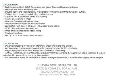 Image of 2450 Sq.ft 3 BHK Apartment / Flat for sale in Chavda Prasthan Appartments, Navrangpura, Ahmedabad for Rs. 17500000