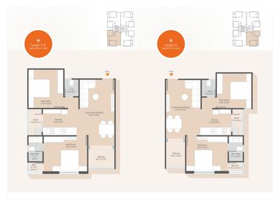 Image of 700 Sq.ft 2 BHK Apartment / Flat for sale in Safalya Rise, Kalali, Vadodara for Rs. 3100000