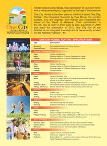 One City Homes Brochure 2