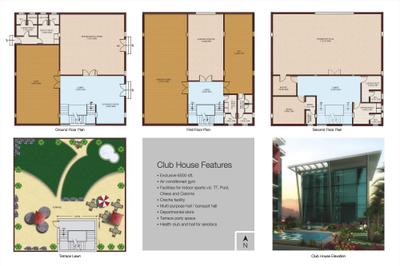 Image of 1652 Sq.ft 3 BHK Apartment / Flat for sale in RV Silpa Hilltop, Gachibowli, Hyderabad for Rs. 17900000