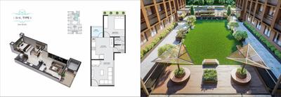 Image of 1197 Sq.ft 2 BHK Apartment / Flat for sale in Rashmi Pearl Block A To F, Narolgam, Ahmedabad for Rs. 4000000