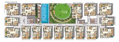 Image of 1035 Sq.ft 2 BHK Apartment / Flat for sale in SK Park Vue, Nidamanuru, Vijayawada for Rs. 7900000