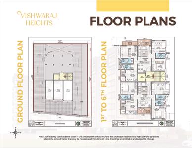 Image of 1400 Sq.ft 3 BHK Apartment / Flat for sale in Vishwaraj Heights, Indira Nagar, Nashik for Rs. 6500000
