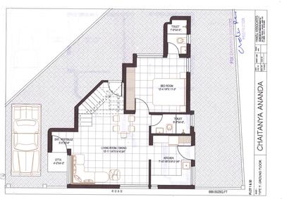 Image of 1200 Sq.ft 3 BHK Independent House for sale in Chaitanya Anand, Jitodia, Anand for Rs. 5100000