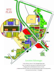 Image of 1325 Sq.ft 3 BHK Apartment / Flat for sale in TDI Spring Leaf, Sector 118, Mohali for Rs. 7800000