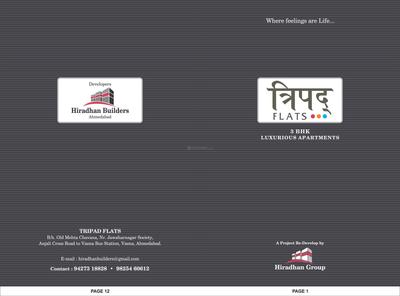 Image of 1890 Sq.ft 3 BHK Apartment / Flat for sale in Hiradhan Tripad Flat, Paldi, Ahmedabad for Rs. 14500000