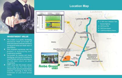 Image of 988 Sq.ft 2 BHK Independent House for sale in Amba Green, Bijnor, Lucknow for Rs. 5700000