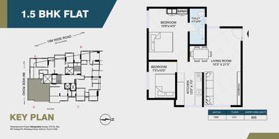 Image of 1400 Sq.ft 3 BHK Apartment / Flat for sale in Ashwamedh Ratnaprabha, Kothrud, Pune for Rs. 19500000