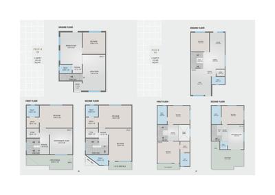 Image of 2200 Sq.ft 4 BHK Villa for sale in Shree Swarnim Space, Kalali, Vadodara for Rs. 14100000
