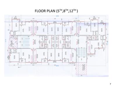 Image of 791 Sq.ft 1 BHK Apartment / Flat for sale in Shiv Sai Siddhi, Sima Nagar, Surat for Rs. 2800000