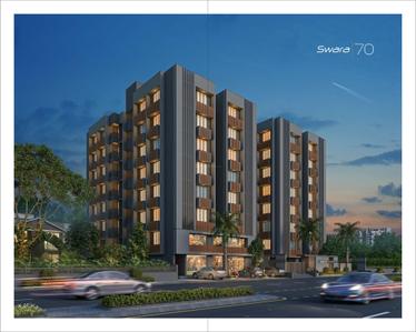 Image of 1494 Sq.ft 3 BHK Apartment / Flat for sale in Swara 70, New Ranip, Ahmedabad for Rs. 10000000