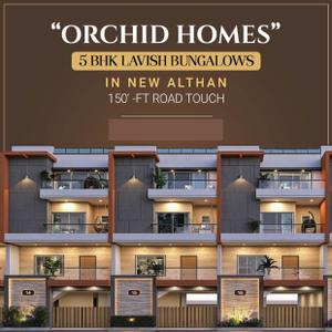 Image of 3000 Sq.ft 5 BHK Villa for sale in Orchid Homes, New Althan, Surat for Rs. 16100000