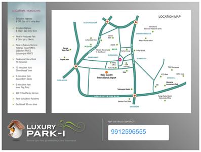 Image of 1485 Sq.ft Residential Plot / Land for sale in Sreenidhi Luxury Park Phase 1, Shamshabad, Hyderabad for Rs. 10725000