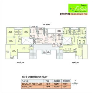 Image of 600 Sq.ft 1 BHK Apartment / Flat for sale in Reelicon Felicia, Pashan, Pune for Rs. 6700000