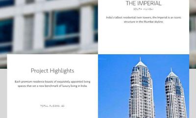 Image of 2268 Sq.ft 3 BHK Apartment / Flat for sale in SD The Imperial, Tardeo, Mumbai for Rs. 190000000
