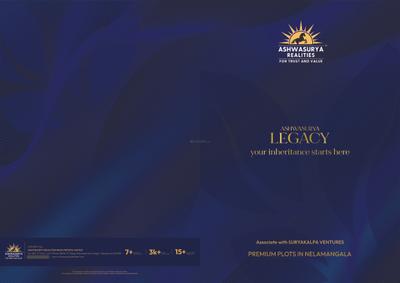 Image of 1500 Sq.ft Residential Plot / Land for sale in Ashwasurya Legacy, Byrashettihalli, Bengaluru for Rs. 6525000