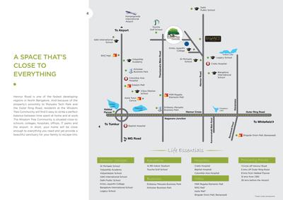 Image of 3500 Sq.ft 3.5 BHK Apartment / Flat for sale in Expat The Wisdom Tree Community, Hennur, Bengaluru for Rs. 23000000