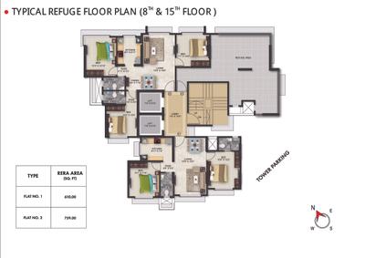 Image of 580 Sq.ft 1 BHK Apartment / Flat for sale in Romell Empress, Borivali West, Mumbai for Rs. 12000000