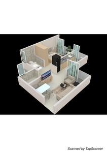 Image of 593 Sq.ft 1 BHK Apartment / Flat for sale in Sanskruti Sapphire, Nalasopara East, Nala Sopara for Rs. 4000005