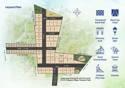 Image of 1650 Sq.ft Residential Plot / Land for sale in Gokul Avenue, Thiruporur, Chennai for Rs. 4165000