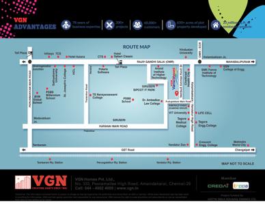 Image of 1300 Sq.ft Residential Plot / Land for sale in VGN Varna Bhoomi, Pudupakkam, Chennai for Rs. 8100000
