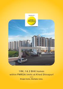 Image of 450 Sq.ft 1 BHK Apartment / Flat for sale in Paranjape Happiness Hub Varve, Varve Khurd, Pune for Rs. 2100000