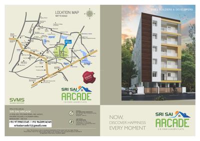 Image of 1360 Sq.ft 3 BHK Apartment / Flat for sale in Sri Sai Arcade, K R Puram, Bengaluru for Rs. 10500000