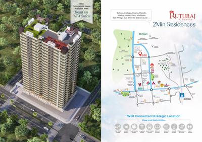 Image of 1200 Sq.ft 3 BHK Apartment / Flat for sale in Ruturaj Classic, Nalasopara West, Nala Sopara for Rs. 7500000