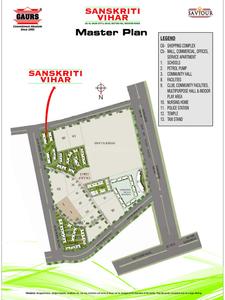 Image of 800 Sq.ft 2 BHK Apartment / Flat for sale in Gaurs Sanskriti Vihar 10th Avenue, Noida Extension, Greater Noida for Rs. 8100000