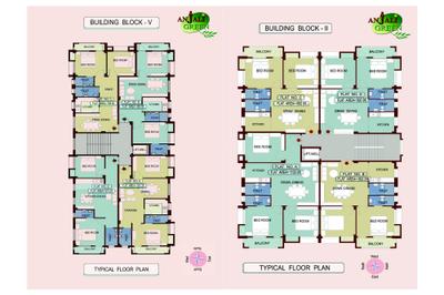 Image of 1350 Sq.ft 3 BHK Apartment / Flat for sale in Chakraborty Anjali Green, Rajarhat, Kolkata for Rs. 7000000