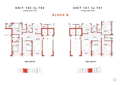 Image of 1890 Sq.ft 3 BHK Apartment / Flat for sale in Shyam Kameshwar Heights, Ambawadi, Ahmedabad for Rs. 15000000