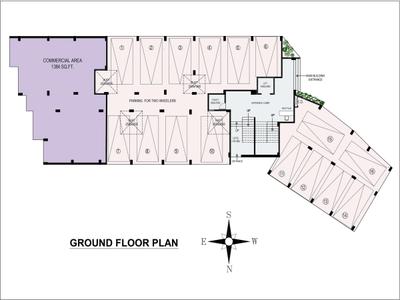 Image of 1017 Sq.ft 2 BHK Apartment / Flat for sale in Royal Pashupati, Rajarhat, Kolkata for Rs. 4475000