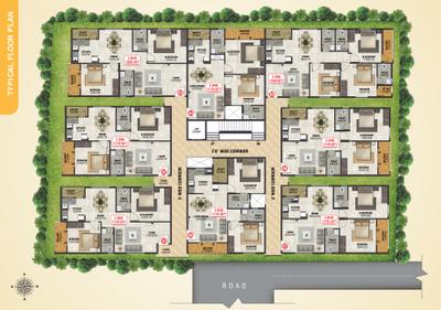 Image of 1179 Sq.ft 2 BHK Apartment / Flat for sale in KVG Wonder, NRI Layout, Bengaluru for Rs. 8500000