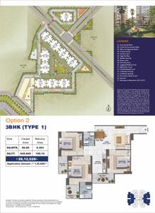 Image of 750 Sq.ft 3 BHK Apartment / Flat for sale in Conscient Habitat 102, Sector 102, Gurgaon for Rs. 8500000