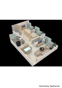 Image of 593 Sq.ft 1 BHK Apartment / Flat for sale in Sanskruti Sapphire, Nalasopara East, Nala Sopara for Rs. 4000005