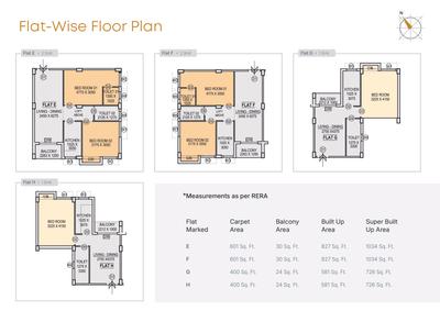 Image of 700 Sq.ft 2 BHK Apartment / Flat for sale in Pushpakalay, Barasat, Kolkata for Rs. 1800000