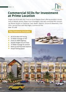 Image of 850 Sq.ft 3 BHK Villa for sale in Motia Sunrise Avenue, Kurali, Mohali for Rs. 9000000