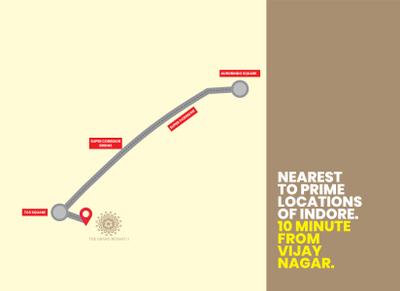 Image of 1800 Sq.ft Residential Plot / Land for sale in Sarthak Singapore The Grand Riyasat 1, Tigaria Badshah, Indore for Rs. 15300000