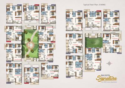 Image of 1420 Sq.ft 3 BHK Apartment / Flat for sale in Baldota Signature, Thanisandra, Bengaluru for Rs. 16000000