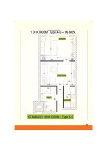 Image of 785 Sq.ft 2 BHK Apartment / Flat for sale in Royal Palms Palms Residences, Goregaon East, Mumbai for Rs. 8500000