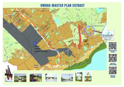 Image of 200 Sq.ft Residential Plot / Land for sale in Vaarahi Airport Residences II, Bhogapuram, Visakhapatnam for Rs. 3800000